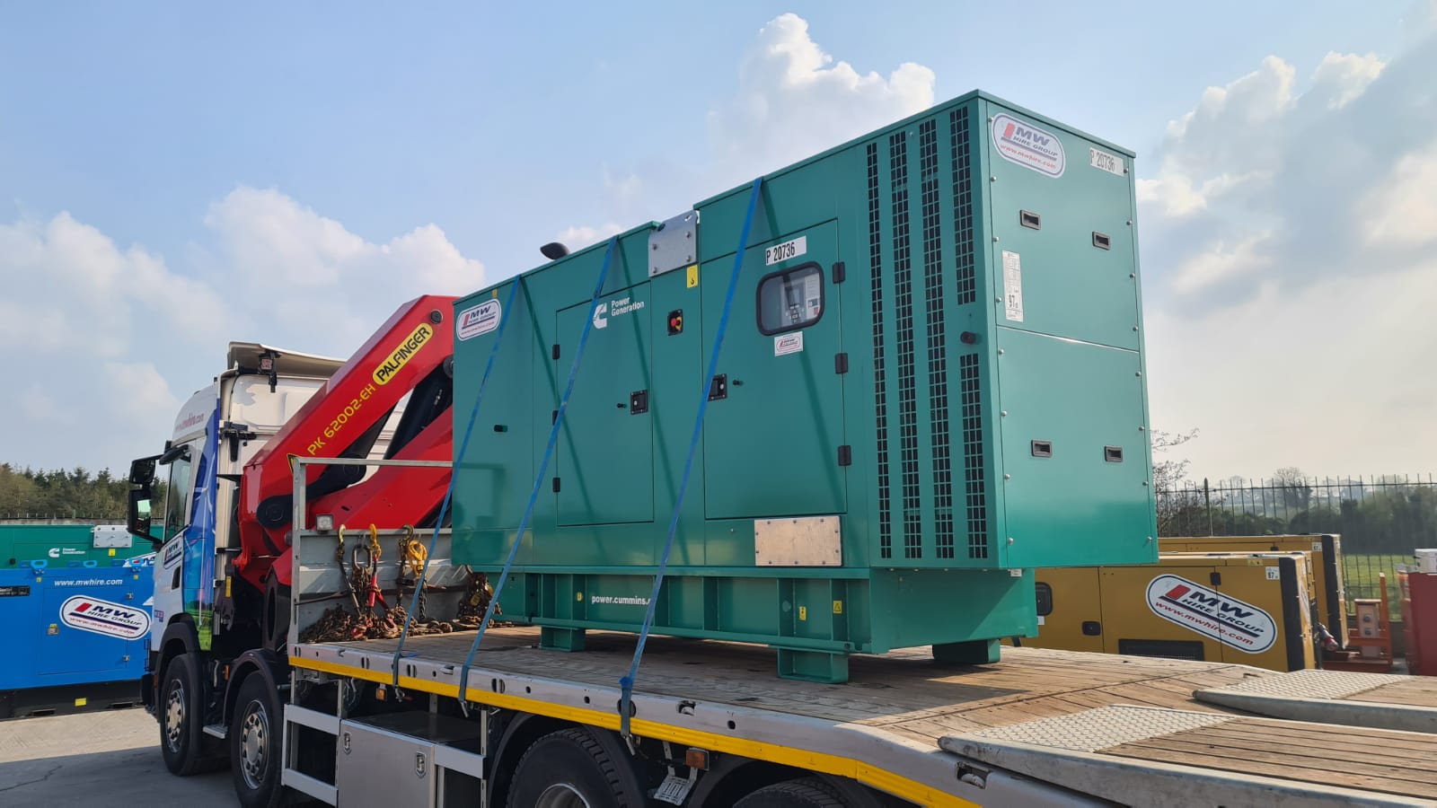 Cummins 220KVA Generator dropped on site for work on Dublin project